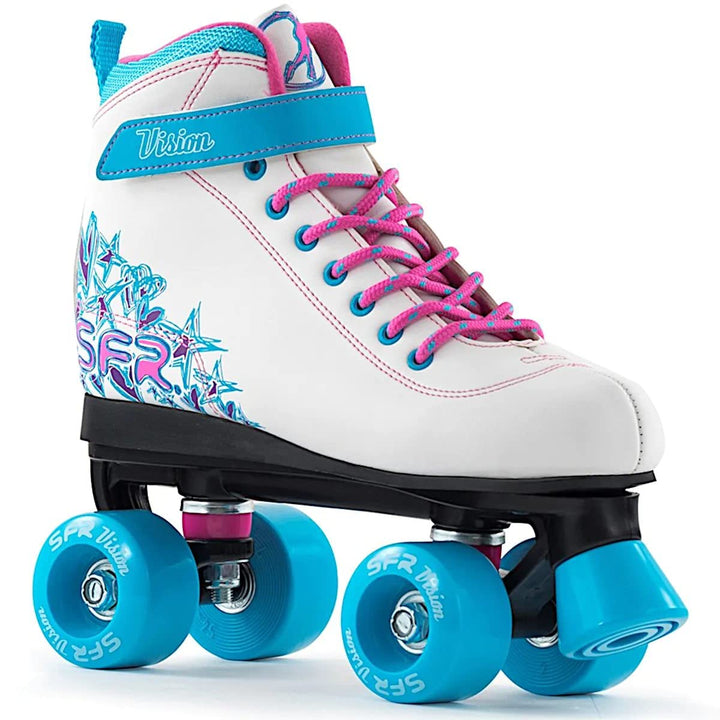 SFR Vision II Quad Skates, white-blue - 33