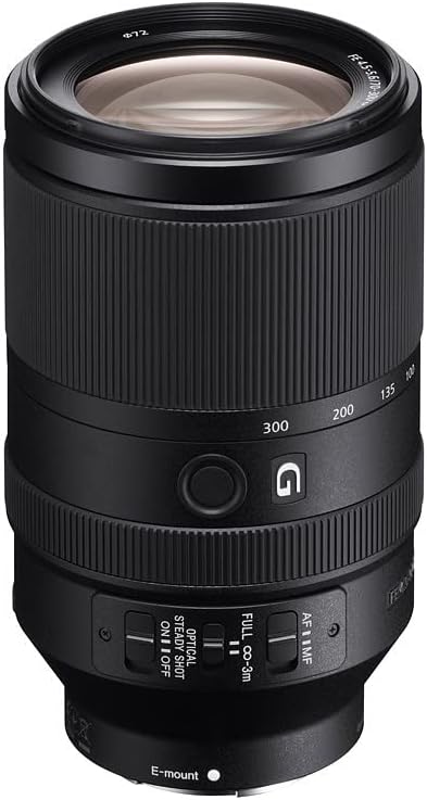 Sony SEL-70300G G Tele-Zoom Objektiv (70-300 mm, F4.5-5.6, OSS, Vollformat, geeignet für A7, A6000,