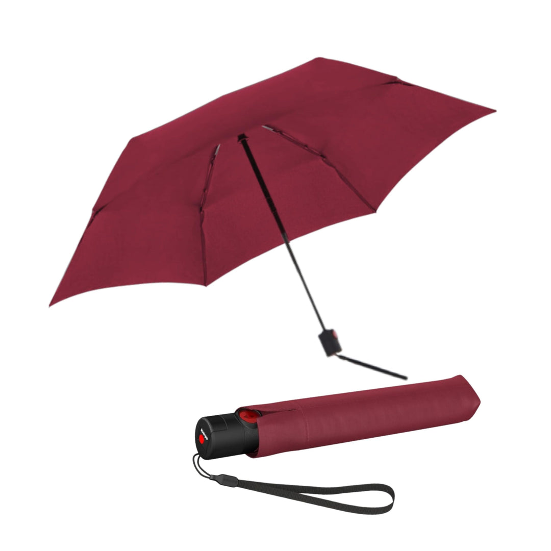 Knirps Taschenschirm U.200 Ultra Light Duomatic Vision Bordeaux, Bordeaux