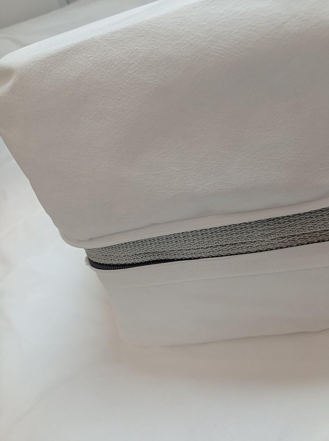 Allergiker Milben Bettwäsche Matratzenbezug, rundum 90 x 200 cm, Encasing Milbenkotdicht Höhe 16 cm,