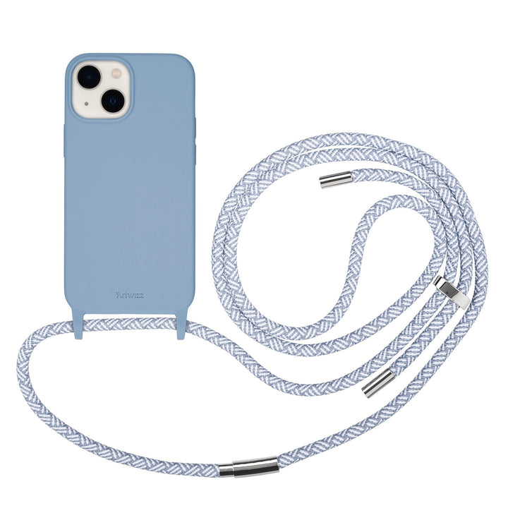 Artwizz HangOn Case kompatibel mit [iPhone 13 Mini] - Elastische Schutzhülle aus Silikon als Handyke
