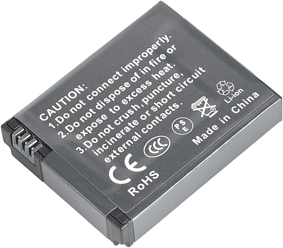 DSTE®（2 Pack） Ersatz Batterie und DC121E Reise Ladegerät Compatible für GoPro AHDBT-001 Hero GoPro H