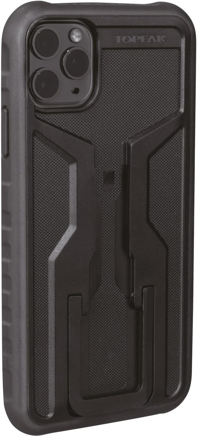 Topeak Unisex – Erwachsene RideCare für iPhone 11 Smartphonehülle, schwarz-grau, Pro mit Halter