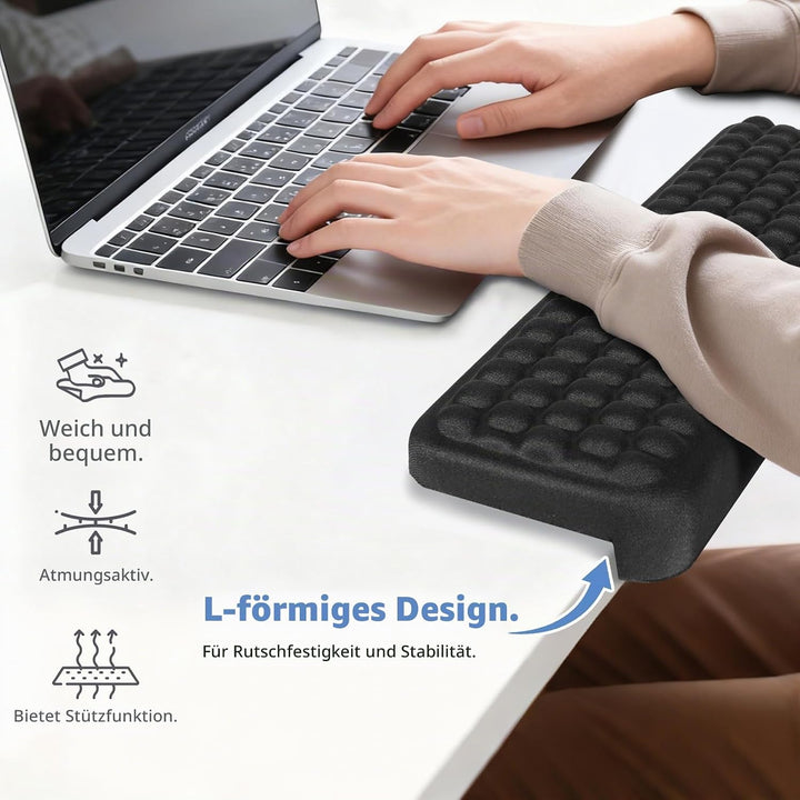 L-Förmige Handballenauflage und Ellenbogenauflage für Schreibtisch, 2 Stück Ergonomische Wrist Rest