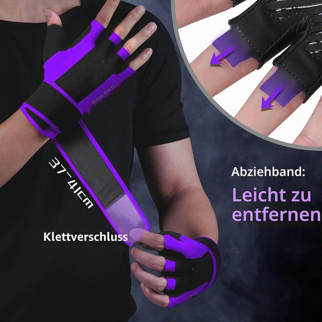 Fitness Handschuhe,Trainingshandschuhe,Gewichtheben Handschuhe für Bodybuilding Crossfit,Damen&amp;Herre