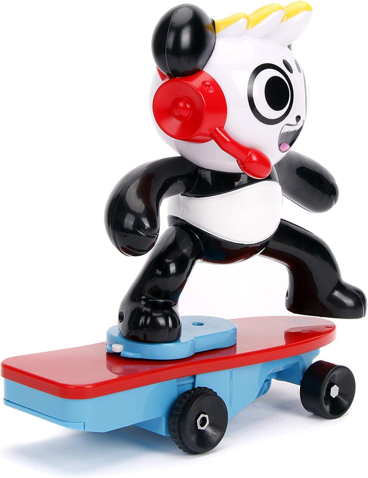 Jada Toys Ryans World 253194001 RC Skateboard Stunt Panda, Mehrfarbig