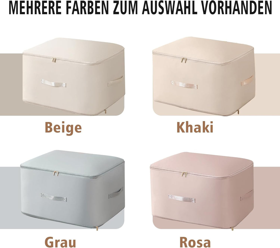 FIVAVA Platzsparender Komprimierender Organizer,Aufbewahrung für Bettdecken,Kleidung Aufbewahrung, A