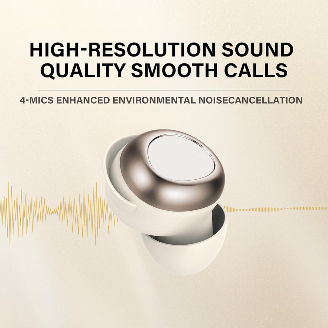 Mini Schlafkopfhörer Bluetooth 5.4 Kopfhörer, in Ear Kopfhörer Kabellos mit 25 Stunden Akkulaufzeit,