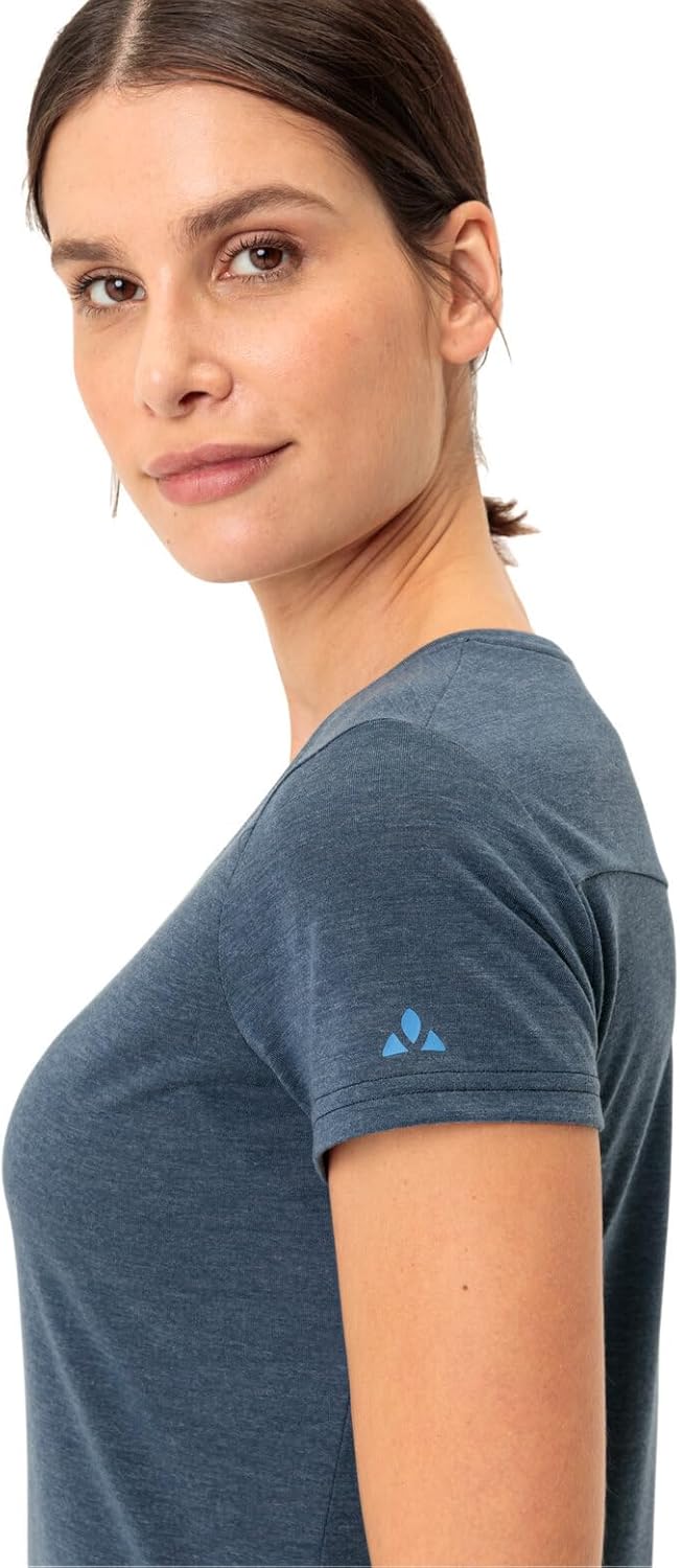 VAUDE Damen Women's Skomer Print T-Shirt Ii T-Shirt (1er Pack), Dark Sea Uni
