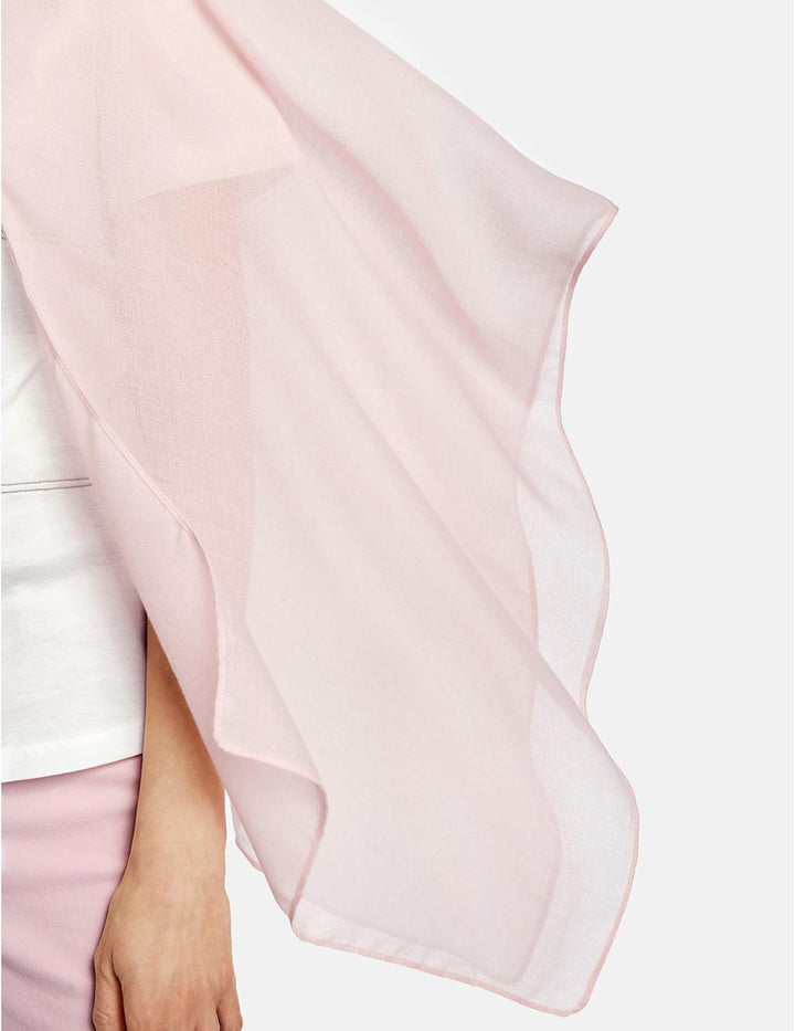 Gerry Weber Damen Grosses Cape Schal unifarben Rosenwasser 99