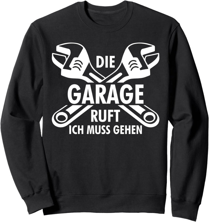Garage Mechaniker Schrauber Werkstatt Automechaniker Auto Sweatshirt
