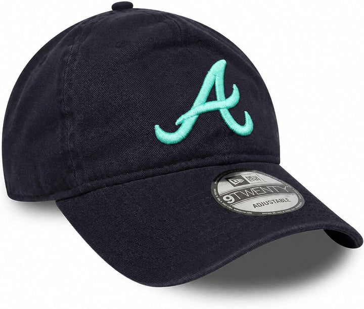 New Era 9Twenty Cap MLB Basecap Baseball Verstellbar Kappe #30-Braves-Navy-31672 Einheitsgrösse, #30