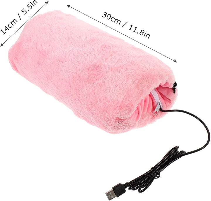 BESPORTBLE Elektrische Hand Muffs Weiche Plüsch Handwärmer Kissen USB Aufladen Winter Warme Faux Pel