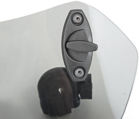 EVGATSAUTO Motorrad Windschutzscheibenverlängerung Windschutzscheibenverlängerer Einstellbarer Unive