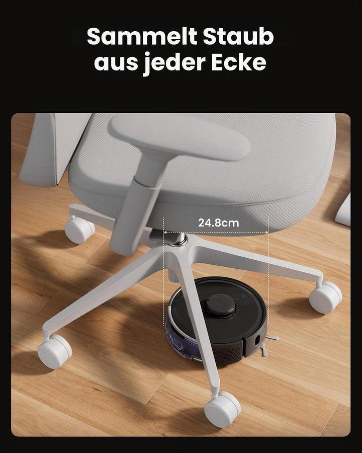 SwitchBot K11+ Pro Saugroboter mit Wischfunktion, 12.000 Pa Saugkraft, LiDAR-Navigation, doppeltes A