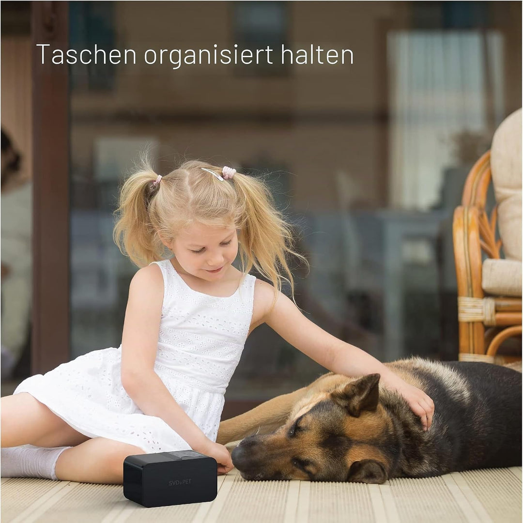 SVD.PET Hundekotbeutelspender, Wandhalterung, Kotbeutelspender, hält 8 Rollen Kotbeutel, für Innen-