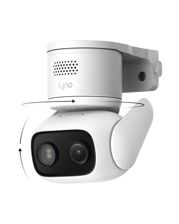 eufy Überwachungskamera C31 kabelgebunden, 360°-Sicht mit Schwenken/Neigen, Innen & Aussen, Dual-Ant