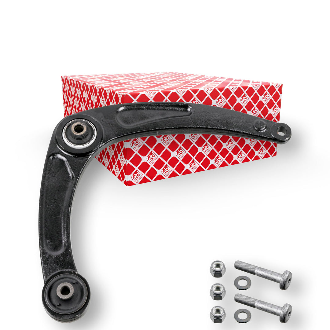 febi bilstein 40840 Querlenker mit Anbaumaterial , 1 Stück Vorderachse rechts, Vorderachse rechts