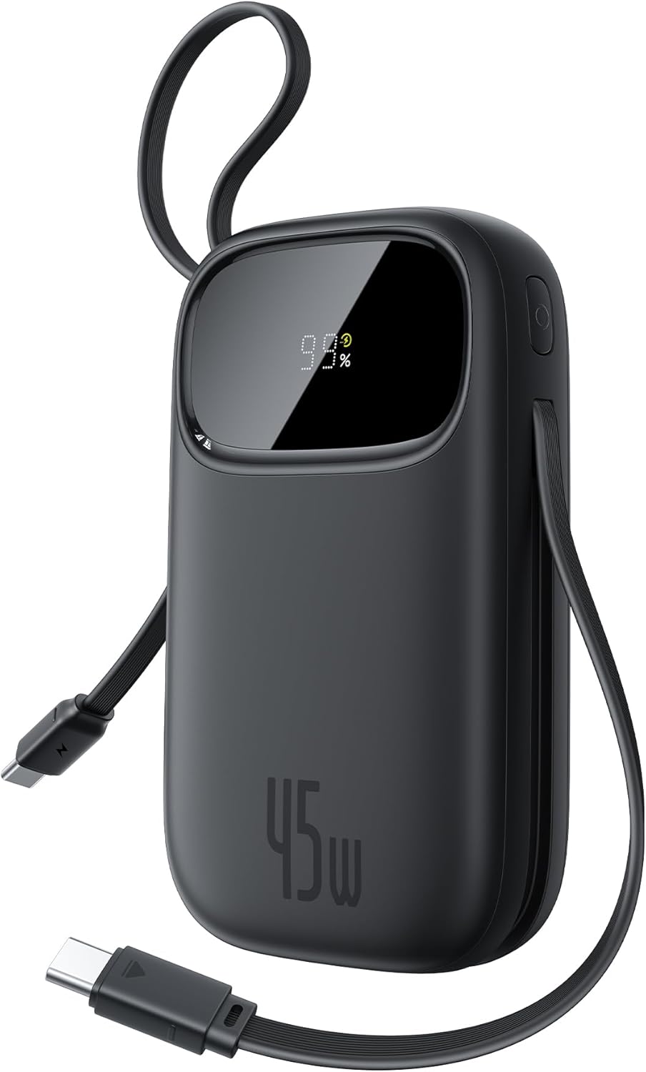 Baseus QPow3 Powerbank 45W 20000mAh mit 2 integriertem USB-C Kabel, Power Bank PD3.0 QC4.0, 3 USB C