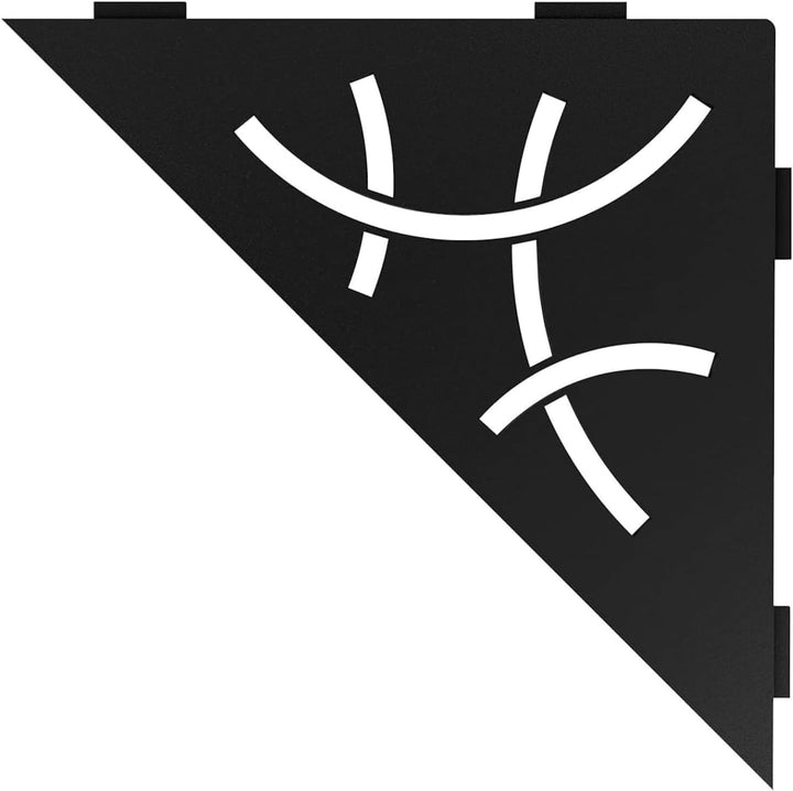 Schlüter SHELF-E-S1 210x210mm Curve Graphitschwarz matt, Graphitschwarz