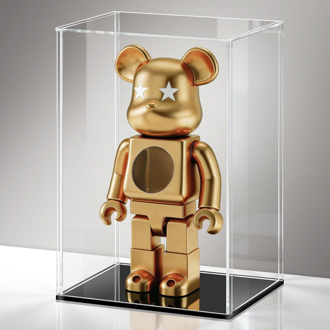 LANSCOERY Acryl Vitrine Selbstmontage Showcase Display case Schaukasten Boxen für Spielzeug Modell S