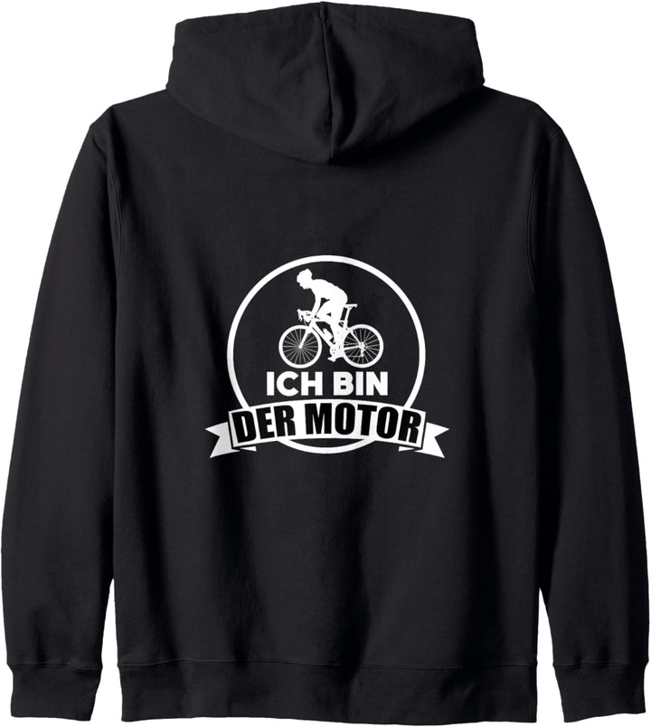 Ich Bin Der Motor für Mountain Biker Kapuzenjacke