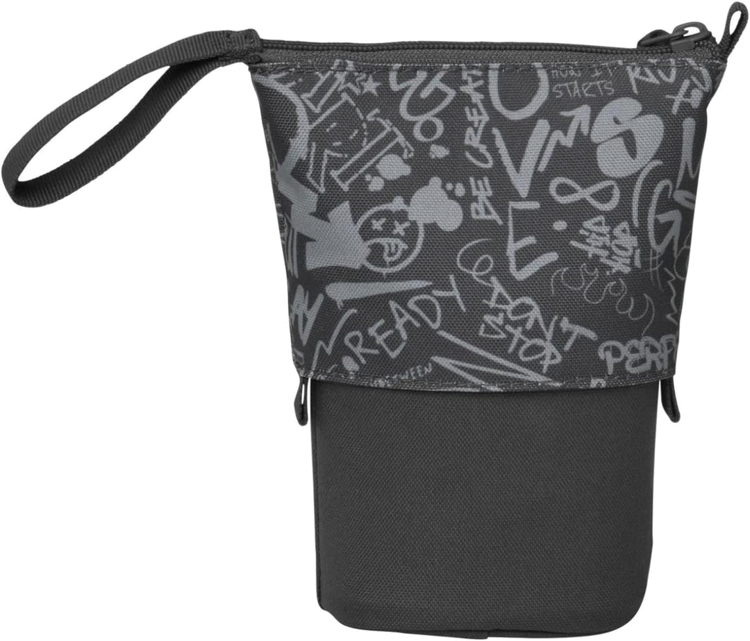 Satch Pencil Slider Federmäppchen Stiftehalter zum Stehen 3 Innenfächer Geheimfach Recycelte Materia
