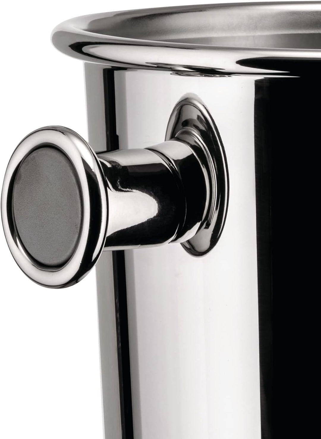 Alessi - Weinkühler, Getränkekühler, Champagnerkühler - Ettore Sottsass - Edelstahl, Silber, 25.00 x