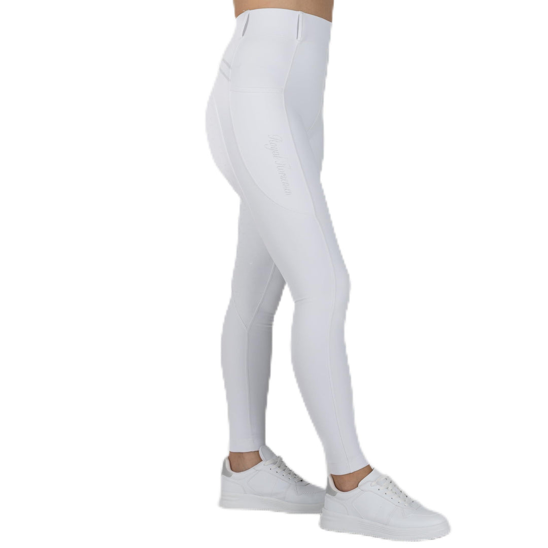 Reitleggings Damen & Mädchen (Gr. XXS-XL) - Silikon Vollbesatz - Bequeme Highwaist Reithose - Mit Ha