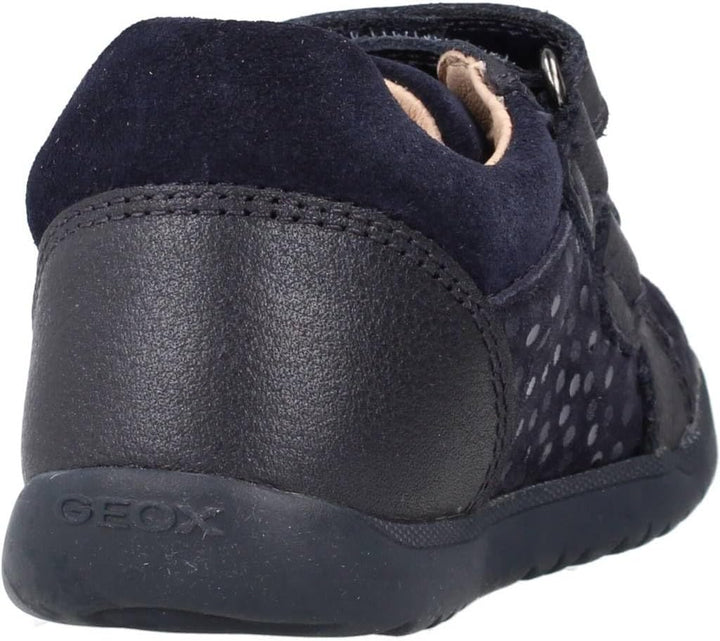 Geox B Macchia Girl A Baby - Mädchen Sneaker 18 EU Dk Navy, 18 EU Dk Navy