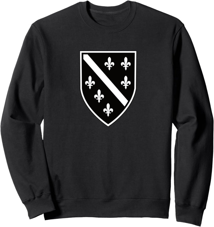 Bosnien Flagge & Bosnien Lilie - Stolzer Bosnier Bosnien Sweatshirt