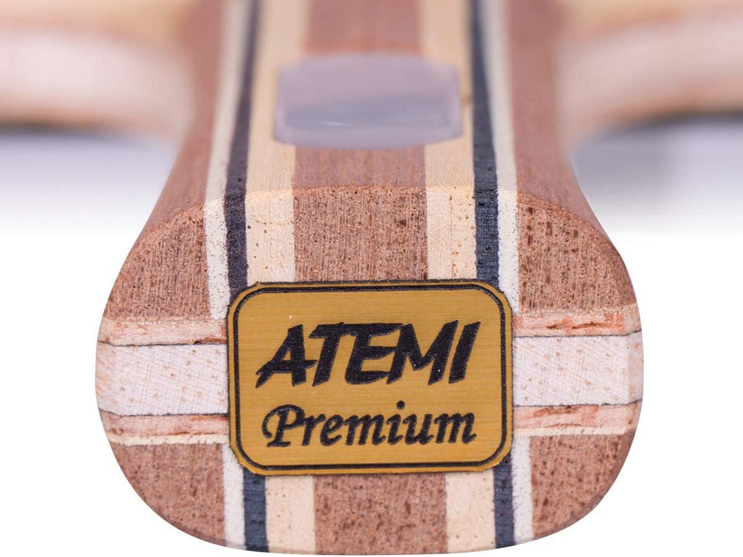 Atemi 5000 Tischtennisschläger | Carbon-Balsa-Holz | Profi-Schläger | Speed 100, Spin 100 &amp; Control