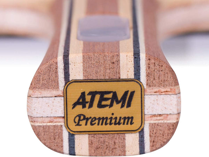 Atemi 5000 Tischtennisschläger | Carbon-Balsa-Holz | Profi-Schläger | Speed 100, Spin 100 &amp; Control