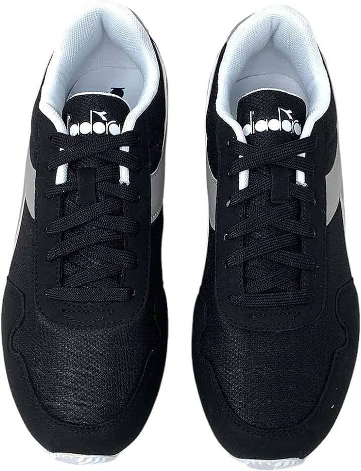 Diadora Herren Simple RunSneakers 40 EU Black Paloma Grey, 40 EU Black Paloma Grey