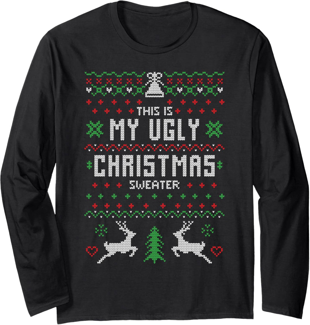 Das ist mein hässlicher Weihnachtspullover Langarmshirt