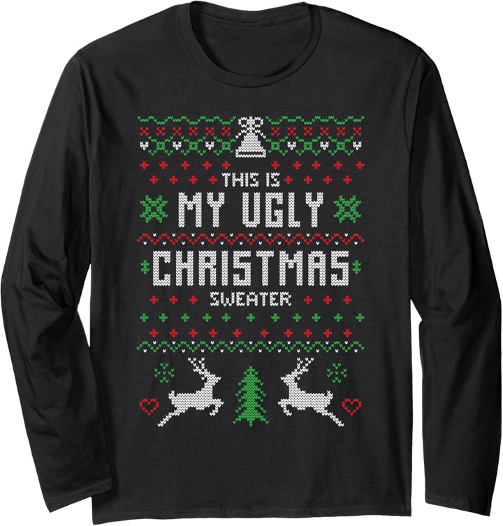 Das ist mein hässlicher Weihnachtspullover Langarmshirt