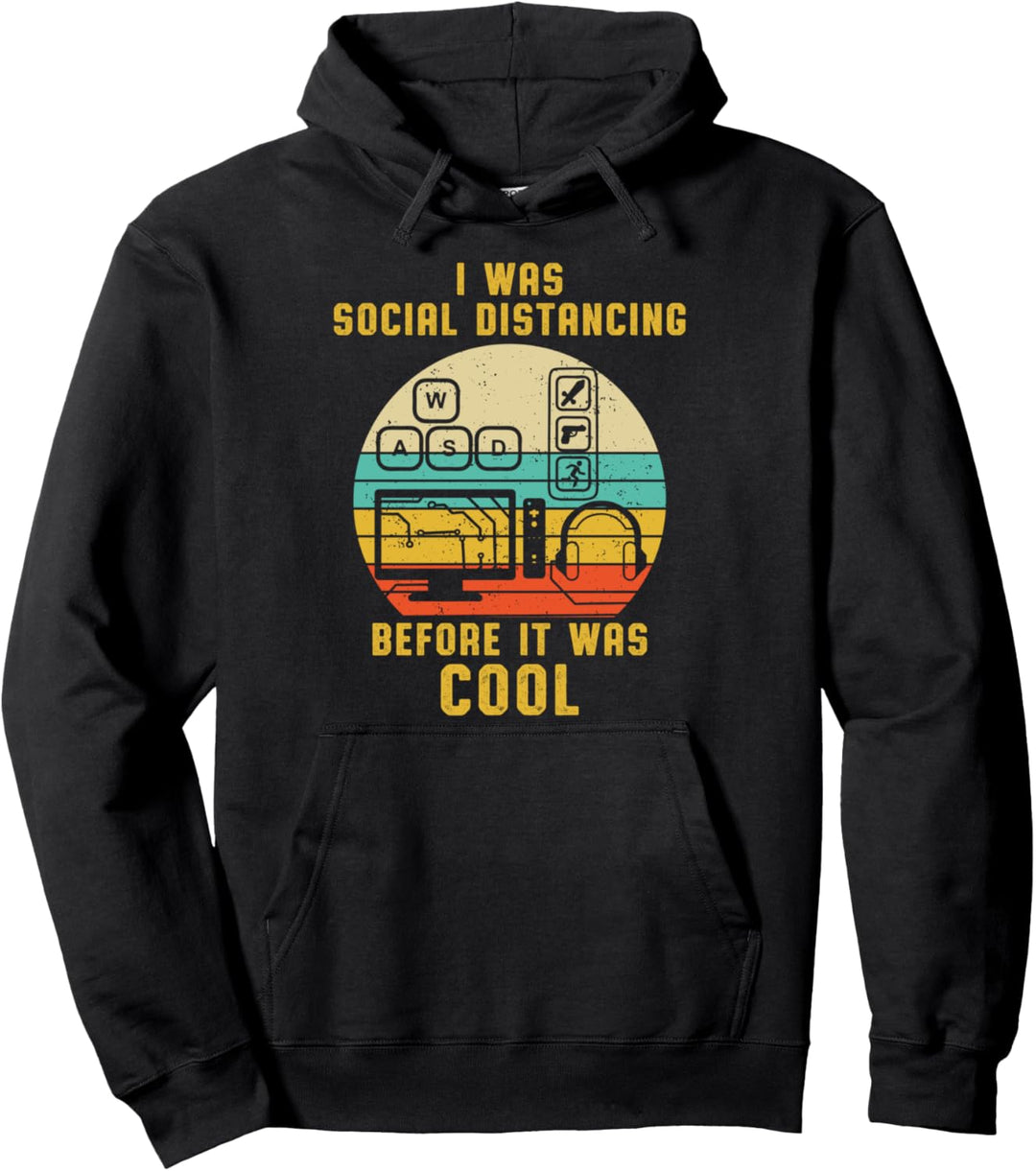 Isolation Soziale Distanzierung PC Computer Spiel Geschenk Pullover Hoodie