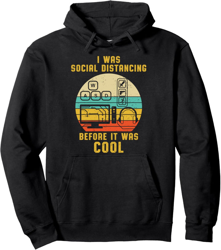Isolation Soziale Distanzierung PC Computer Spiel Geschenk Pullover Hoodie