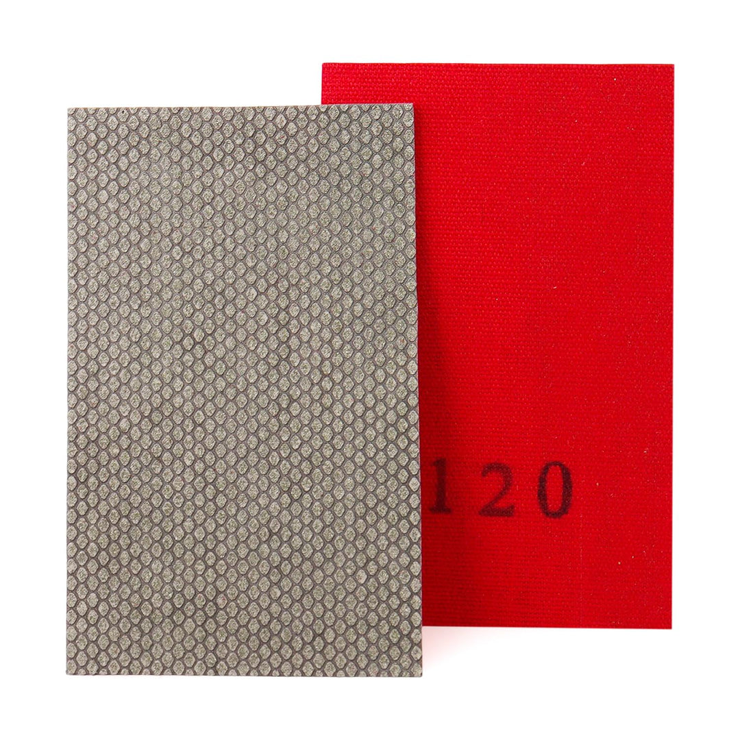 HOMESOM Diamant Schleifpapier galvanisiert Polierblatt Schleifpapier Körnung 120 Ersatz Schleifmitte