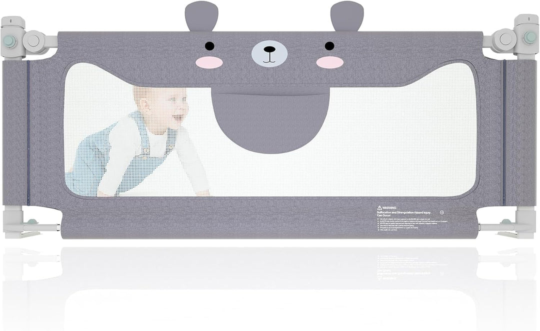 Kuro-sagol Rausfallschutz Bett Bettgitter für Baby Elternbett mit Absenkbarem Design und praktischer