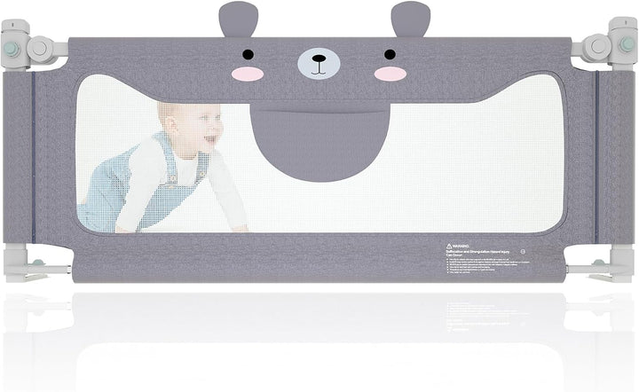 Kuro-sagol Rausfallschutz Bett Bettgitter für Baby Elternbett mit Absenkbarem Design und praktischer