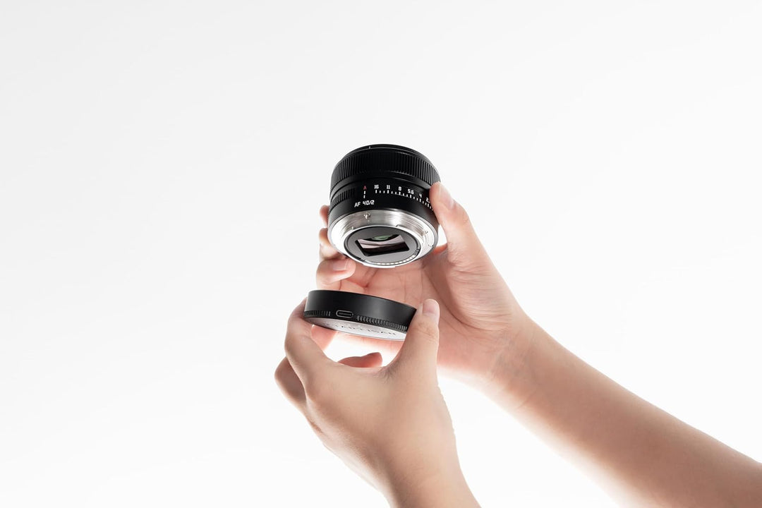 TTArtisan Autofokus 40 mm F2.0 Metallgehäuse, kompatibel mit L-Halterung (Vollformat), Schwarz