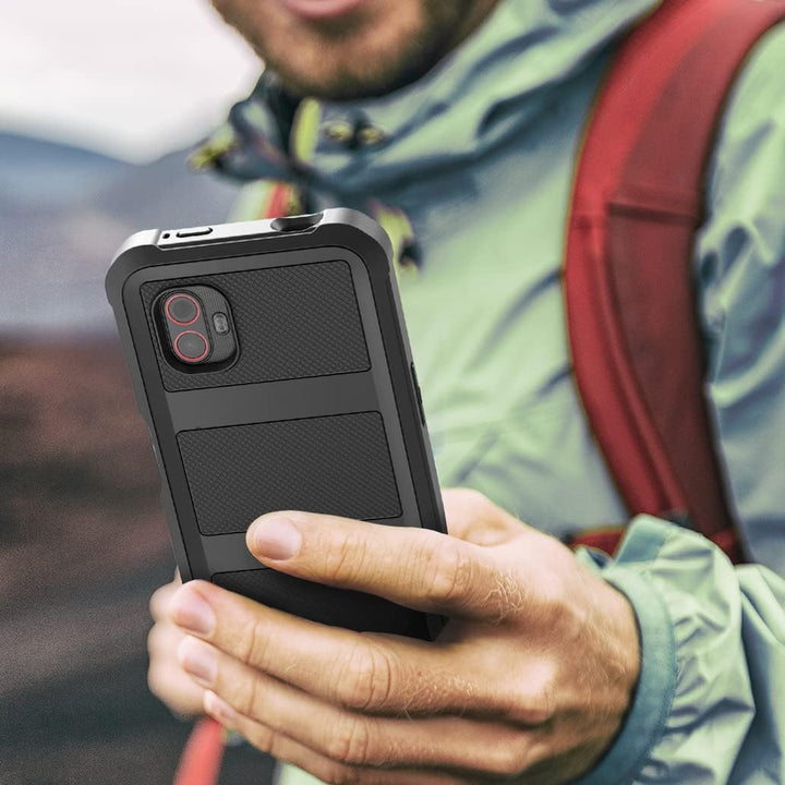ENCASED Robuste Schutzhülle für Galaxy Xcover 6 Pro – Falcon-Serie, doppellagige, stossfeste Abdecku