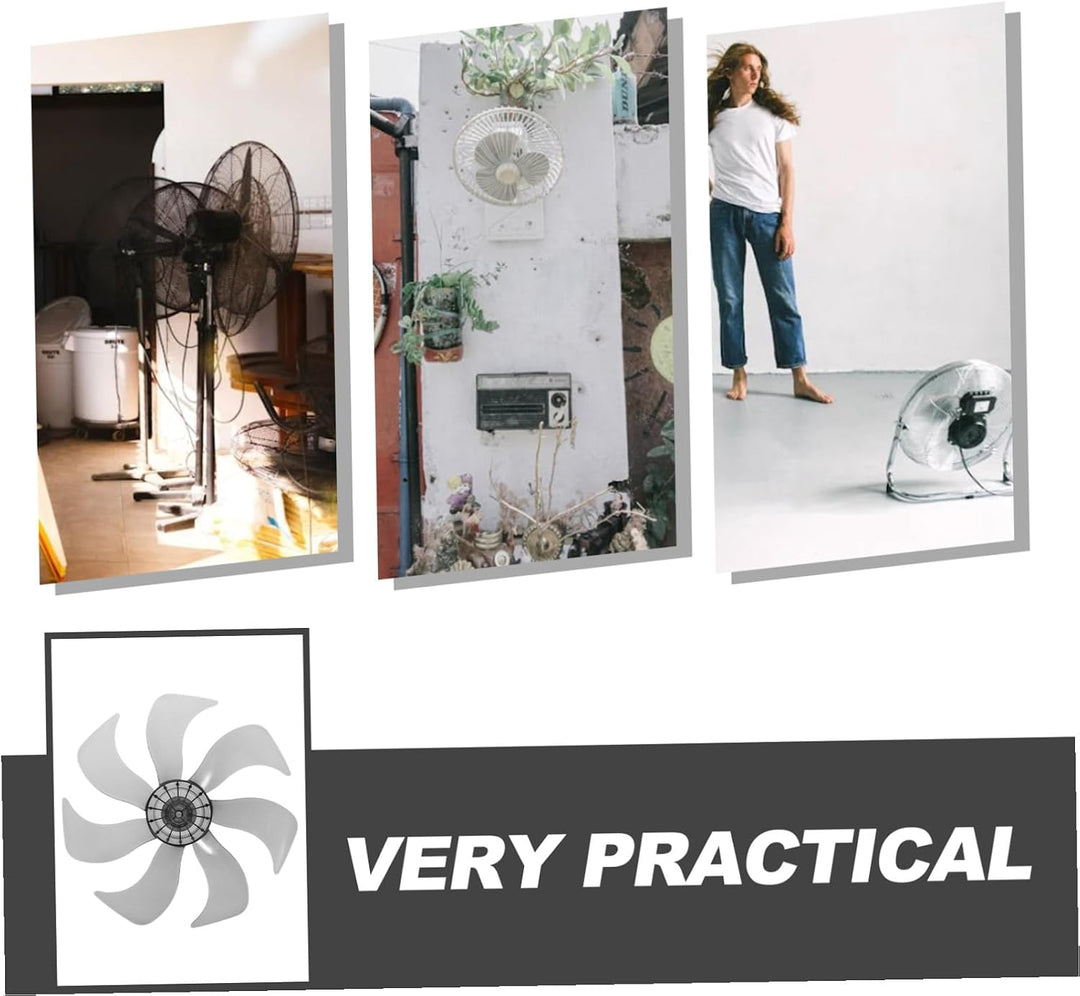 WOONEKY Lüfterblätter Design Ersatzteile Für Tischventilator Und Standventilator Leise Und Langlebig