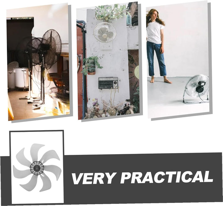 WOONEKY Lüfterblätter Design Ersatzteile Für Tischventilator Und Standventilator Leise Und Langlebig