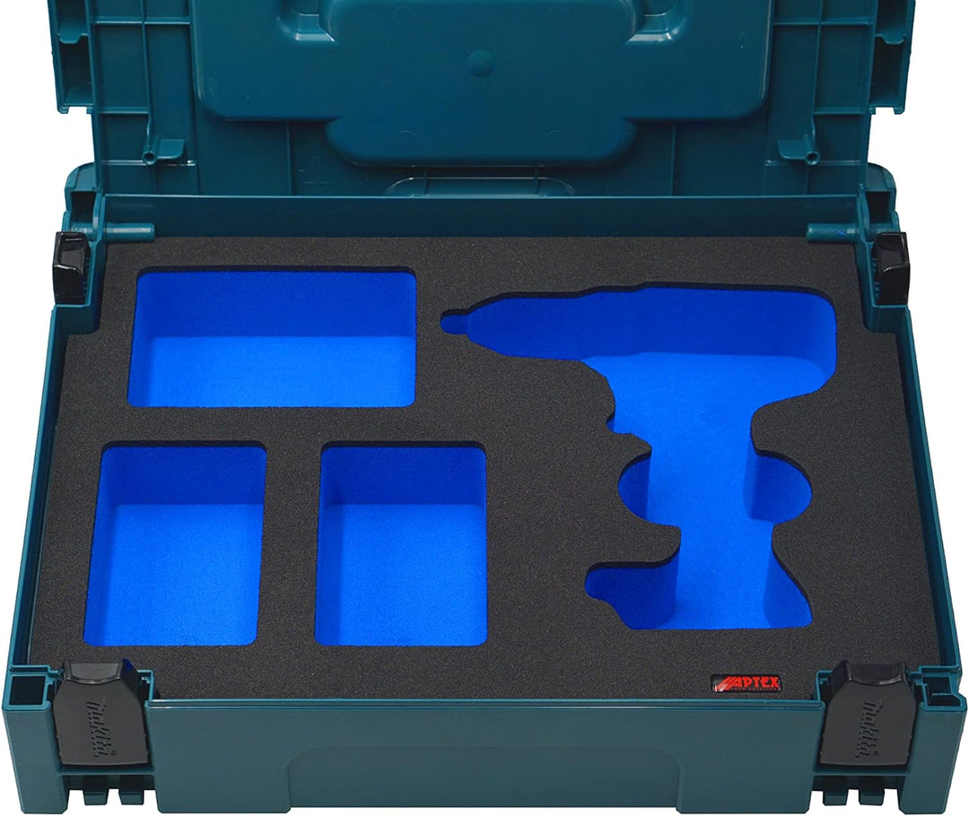 Aptex. Schaumeinlage passend für Makita Akku-Bohrschrauber DDF 484 für MakPac Gr. 1-3