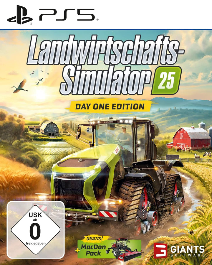 Landwirtschafts-Simulator 25: Day One Edition [PS5] PlayStation 5 Day One Edition, PlayStation 5 Day