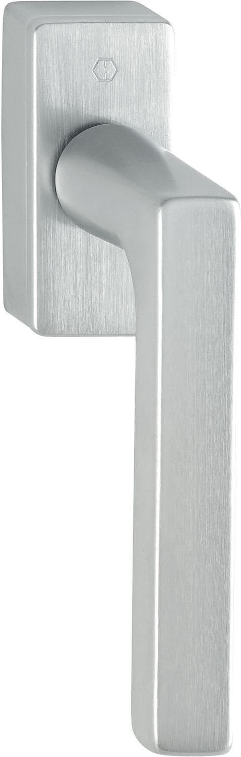 Hoppe 10763571 Fenstergriff Dallas-VarioFit, VK 7 x 32-42 mm, Edelstahl matt,, Edelstahl matt