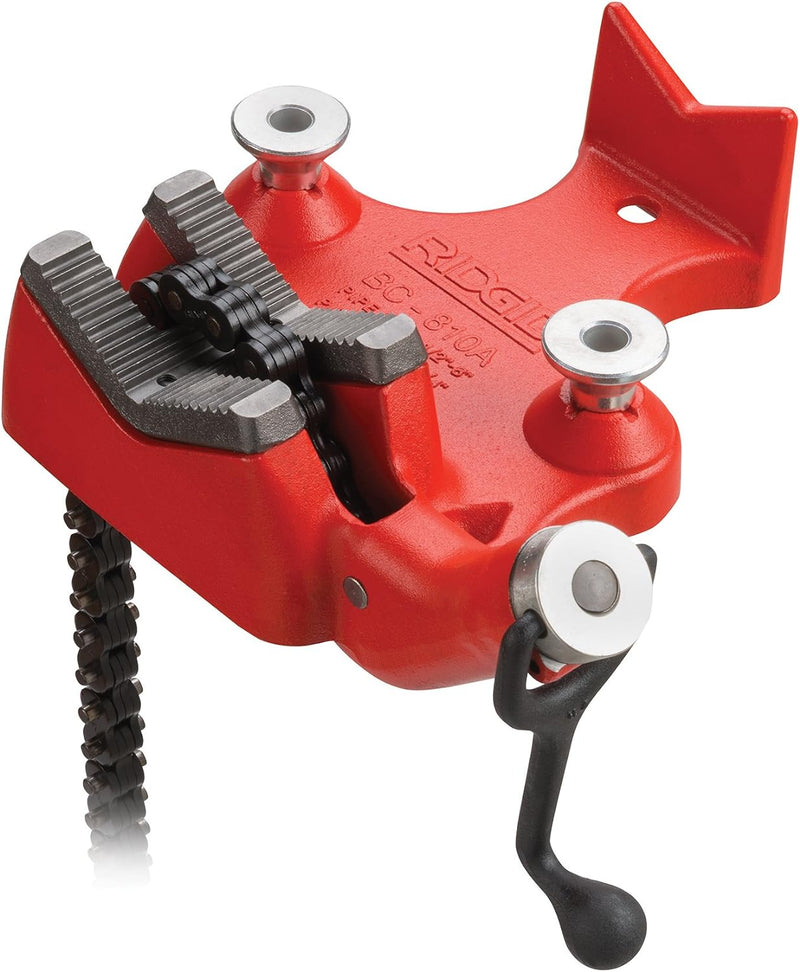 RIDGID 40215 Modell BC-810 Kettenrohrschraubstock mit oberer Schraube, Schraubstock 1/2" bis 8" (15