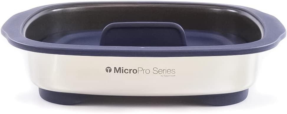 Tupperware - Mikrowellengrill MicroPro dunkelblau